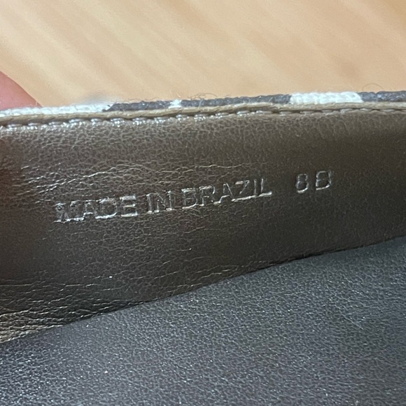 Talbots white and black flats - Picture 5 of 5